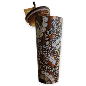 Starbucks 2025 Batik Beads Stainless Steel Cold Cup 24oz Limited Edition NWT New